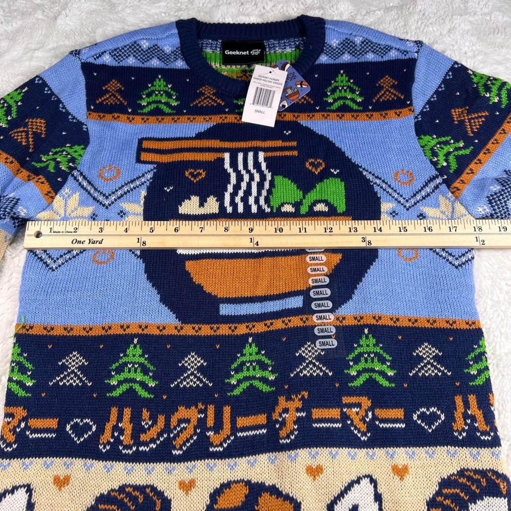 Geeknet Hungry Gamer Holiday Men's Sweater GameStop Exclusive Size Small NWT - Picture 7 of 8